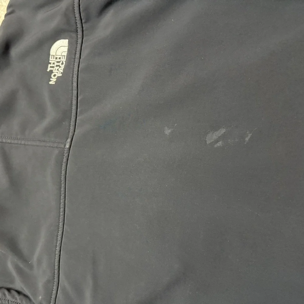 The North Face Summit Series Jacket Mens Small Black Softshell Fleece Lined